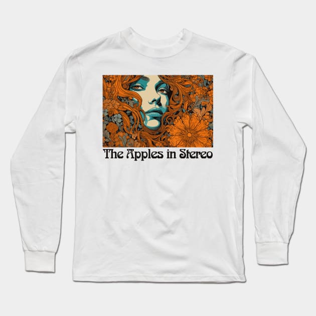 The Apples In Stereo  --- Fan Tribute Art Long Sleeve T-Shirt by unknown_pleasures